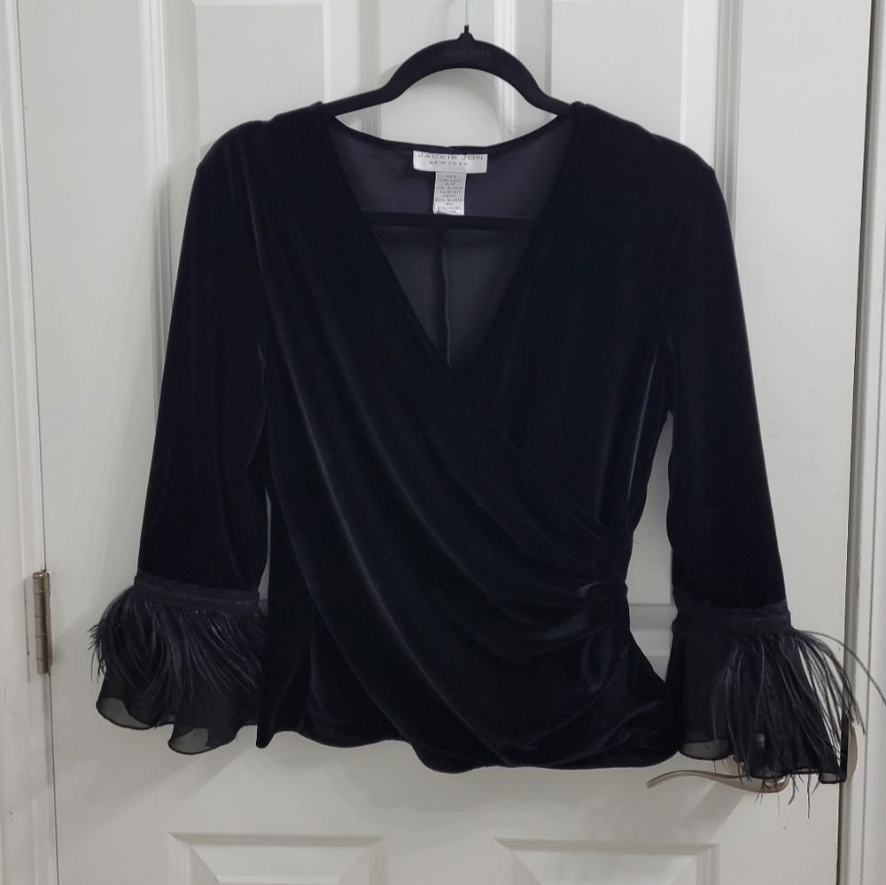 Jackie Jon New York Velvet Blouse